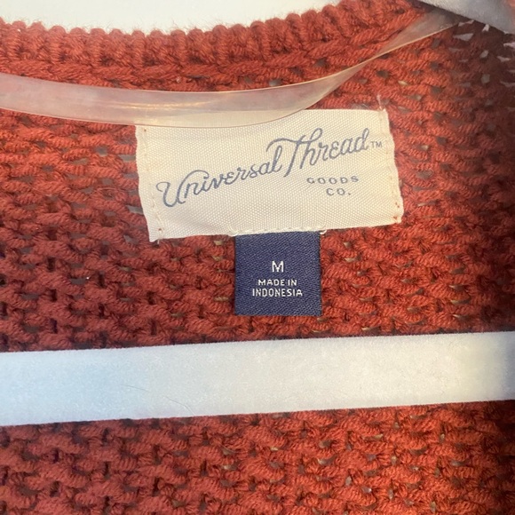 Universal Thread Women's Rust Ruffle Cardigan - Picture 4 of 4